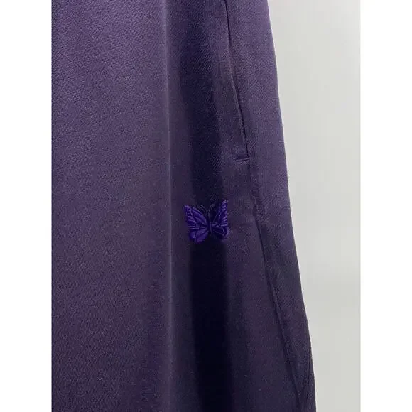 NEEDLES Men's Dark Purple Pull-On Relaxed-Fit Jogger Sweat Pants SZ M